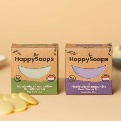 HappySoaps Lavender Bliss Conditioner Bar - 65g.