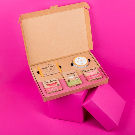 HappySoaps Plasticvrije Verzorging Giftbox Fruity Passion - Large