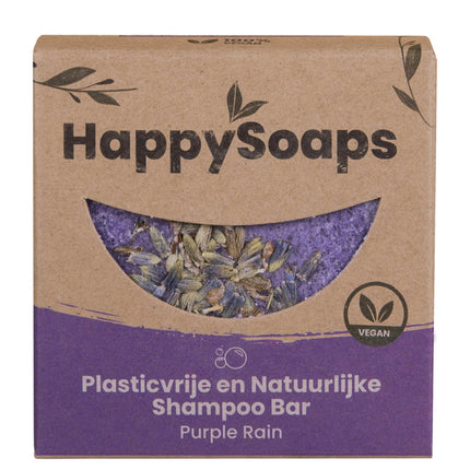 HappySoaps Purple Rain Shampoo Bar - 70g.
