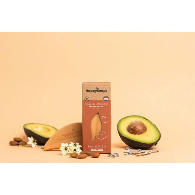HappySoaps Shampoo Bar Boost & Vitalize Anti-oxidant - 100g