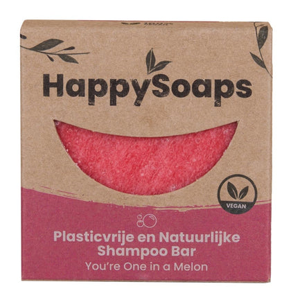 HappySoaps You’re One in a Melon Shampoo Bar - 70g.