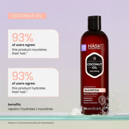 HASK Coconut Oil Nourishing Shampoo - 355ml