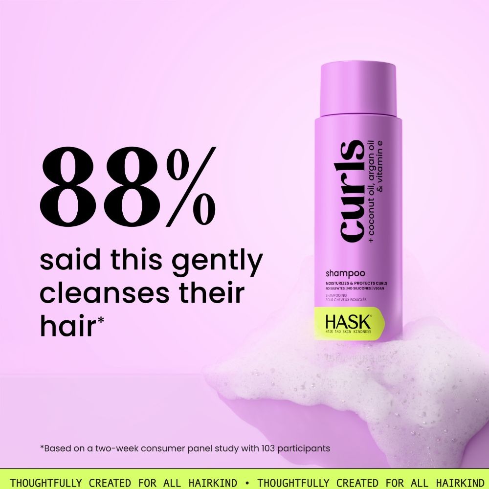 HASK Curls + Argan, Coconut & Vitamin E Oils Conditioner - 473ml