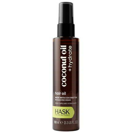 HASK Hydrate + Coconut Hair Oil Pump - 100ml