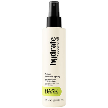 HASK Hydrate + Coconut Oil 5-in-1 Leave-In Spray - 175ml