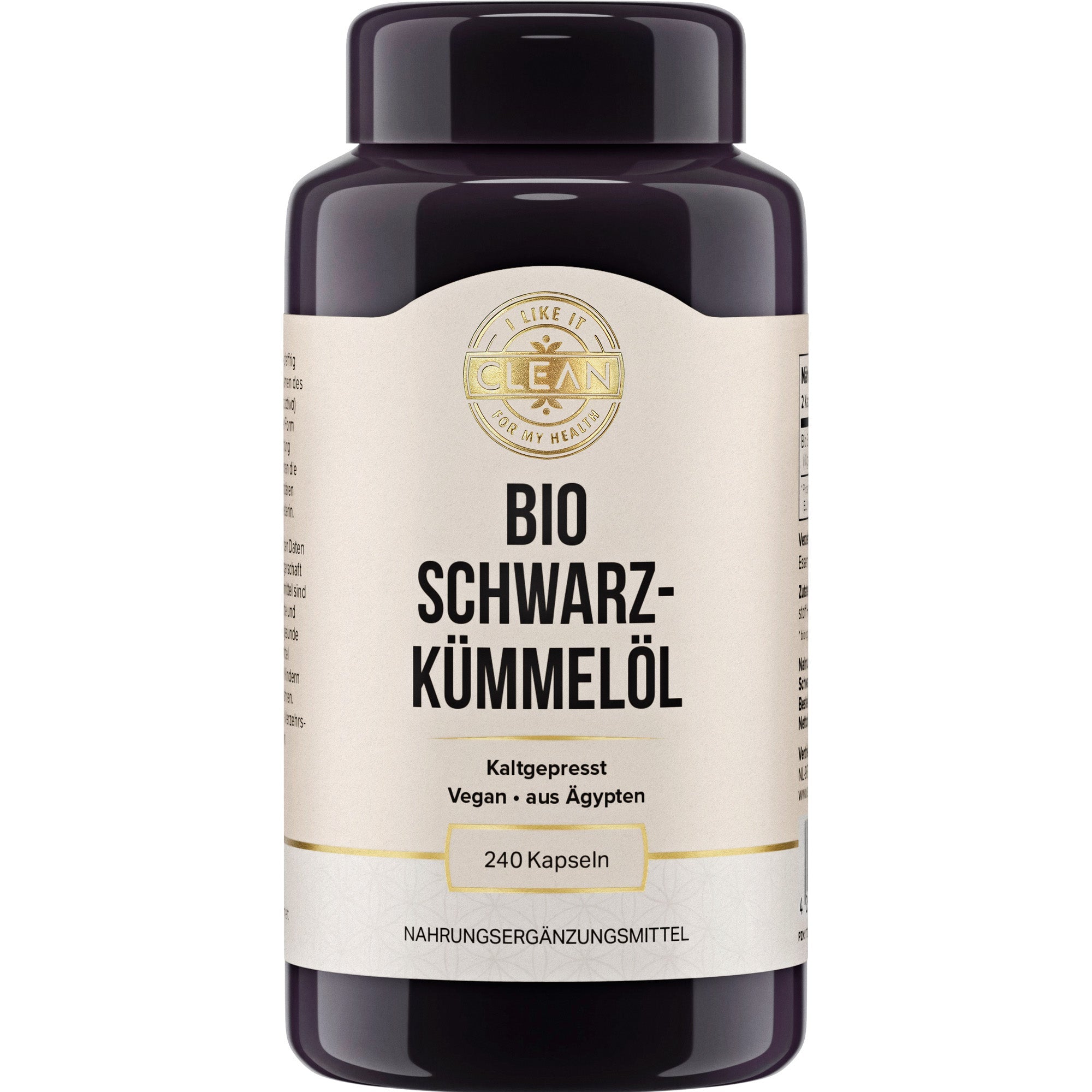 I Like It Clean Bio Zwarte Komijnolie 500mg - 240st