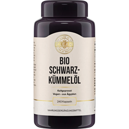 I Like It Clean Bio Zwarte Komijnolie 500mg - 240st