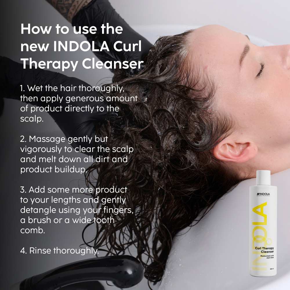 Indola Curl Therapy Cleanser - 300ml