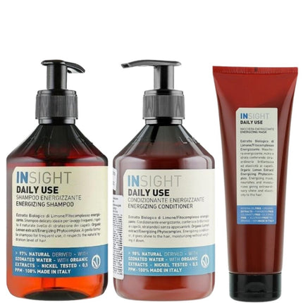 Insight Daily Use Energizing Trio -  400 + 400 + 250ml
