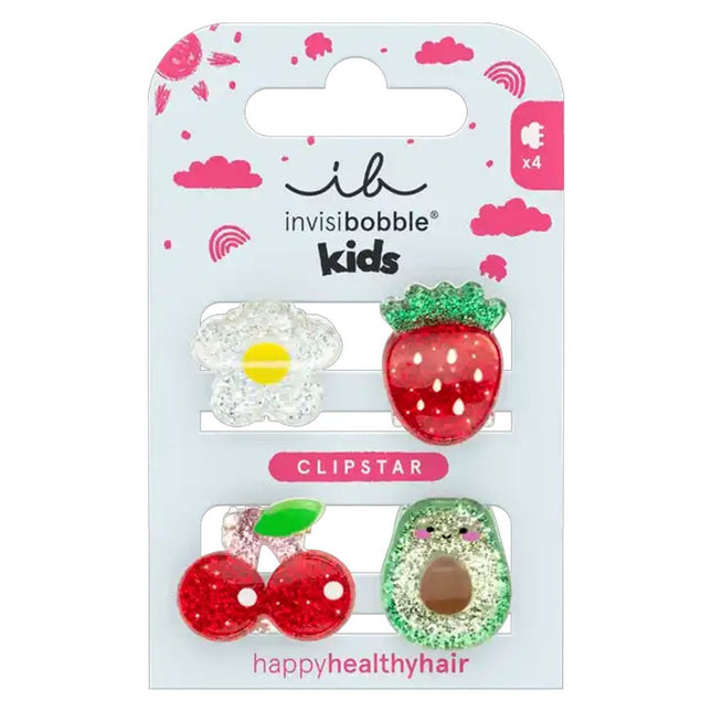 Invisibobble Clipstar Kids Frutti Fun 4pc