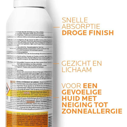La Roche-Posay Anthelios Ultra-Light Invisible Mist SPF50+ - 200ml