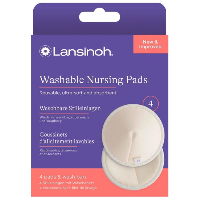 Lansinoh Wasbare Zoogcompressen Beige - 4st