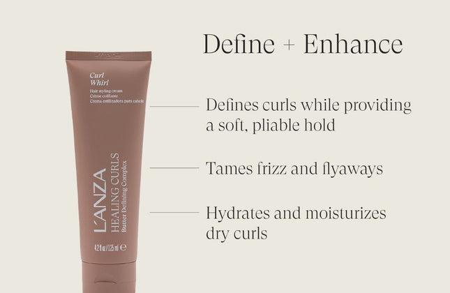 LANZA Healing Curls Curl Whirl Defining Crème - 125ml