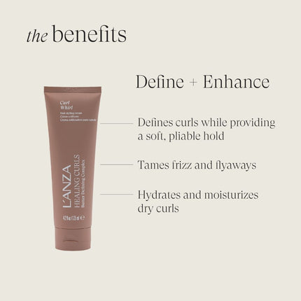 LANZA Healing Curls Curl Whirl Defining Crème - 125ml