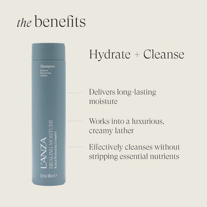 LANZA Healing Moisture Tamanu Cream Shampoo - 300ml