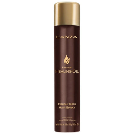 LANZA Keratin Healing Oil Brush Thru Hair Spray - 350ml - Sale