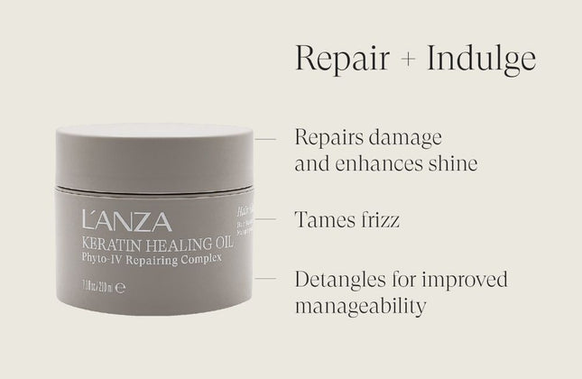 LANZA Keratin Healing Oil Intensive Hair Masque - 210ml