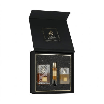 Lattafa Khamrah Giftset - 100ml+12ml+50ml
