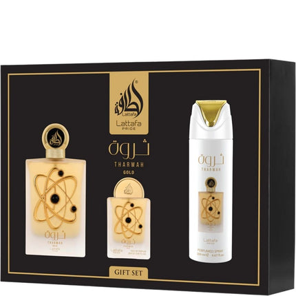 Lattafa Pride Tharwah Gold Eau de Parfum Giftset