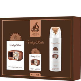 Lattafa Pride Vintage Radio Eau de Parfum Giftset