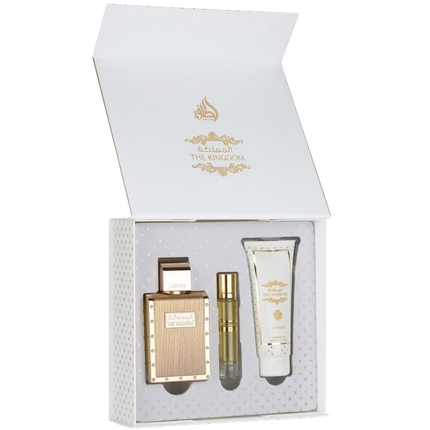 Lattafa The Kingdom Men Giftset - 100ml+12ml+100ml