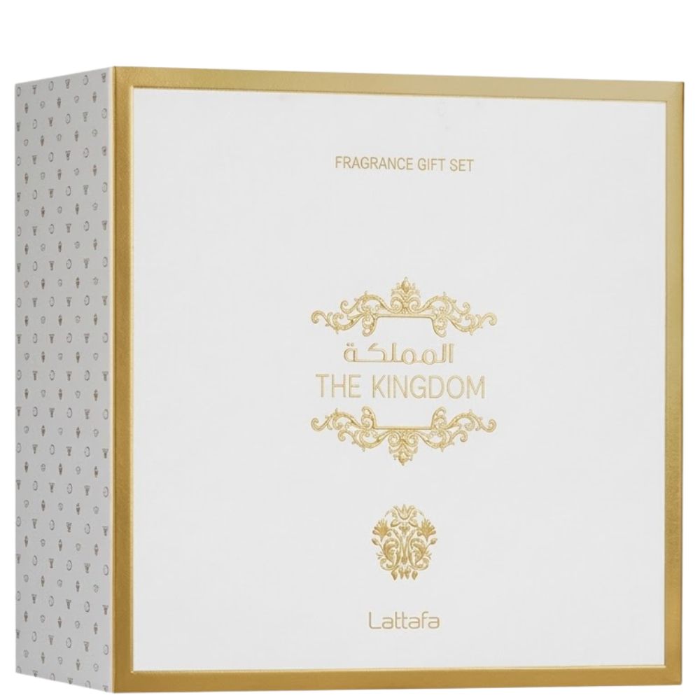 Lattafa The Kingdom Men Giftset - 100ml+12ml+100ml