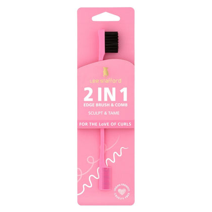 Lee Stafford 2 in 1 Edge Brush & Comb