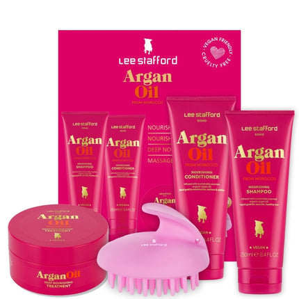 Lee Stafford Argan Oil Nourishing Giftset - 250+250+200ml
