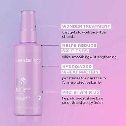 Lee Stafford Bleach Blondes Everyday Care Split End Serum - 100ml