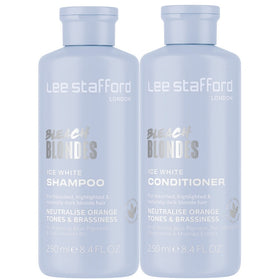 Lee Stafford Bleach Blondes Ice White Set - 2x250ml