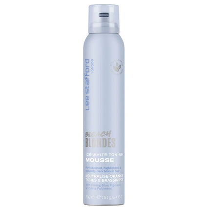 Lee Stafford Bleach Blondes Ice White Toning Mousse - 200ml