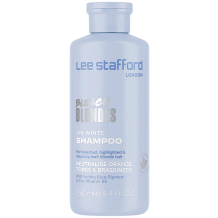 Lee Stafford Bleach Blondes Ice White Toning Shampoo - 250ml