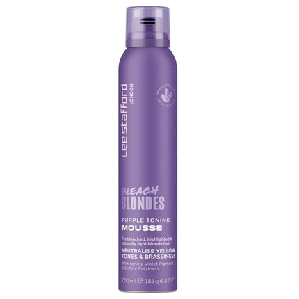 Lee Stafford Bleach Blondes Purple Toning Mousse - 200ml