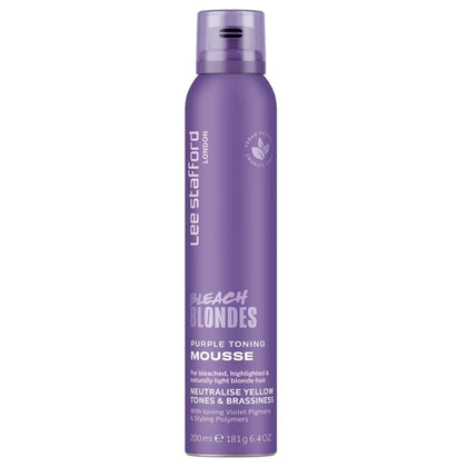 Lee Stafford Bleach Blondes Purple Toning Mousse - 200ml