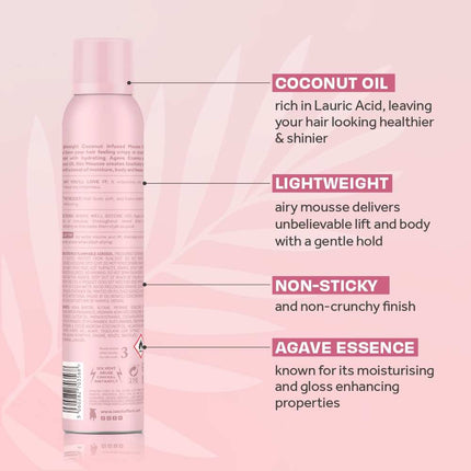 Lee Stafford CoCo LoCo & Agave Volumising Mousse - 200ml