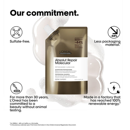 L'Oreal Absolut Repair Molecular Shampoo  Refill
