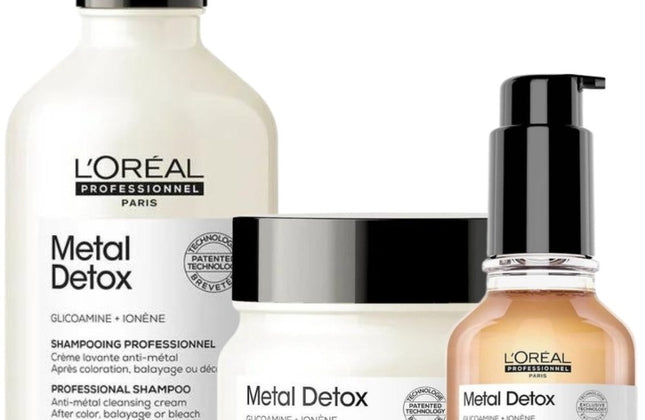 L'Oreal Metal Detox  Trio Limited Edition Set - 300+250+50ml