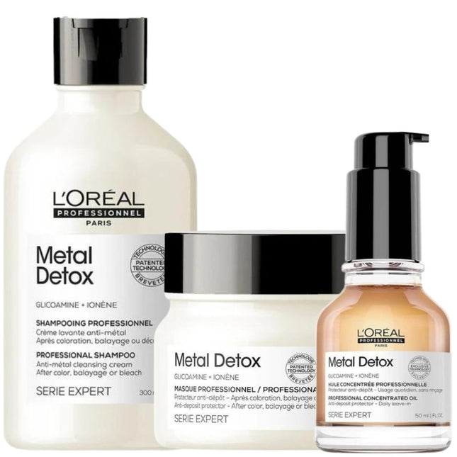 L'Oreal Metal Detox  Trio Limited Edition Set - 300+250+50ml