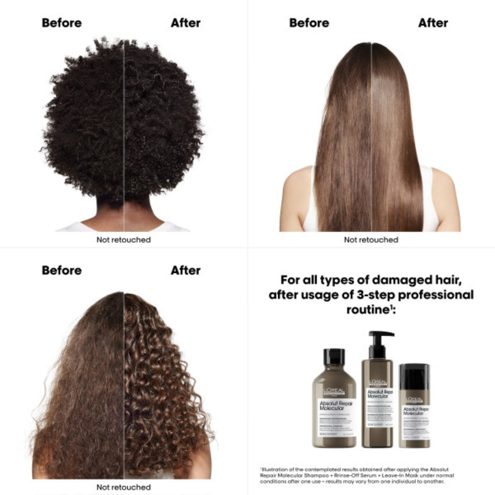 L'Oréal Professionnel Absolut Repair Molecular Complete Set - 190+300+2x250ml