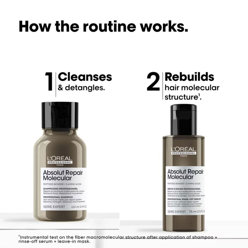 L'Oréal Professionnel Absolut Repair Molecular Hair Repair Discovery Duo Set - 75ml+100ml