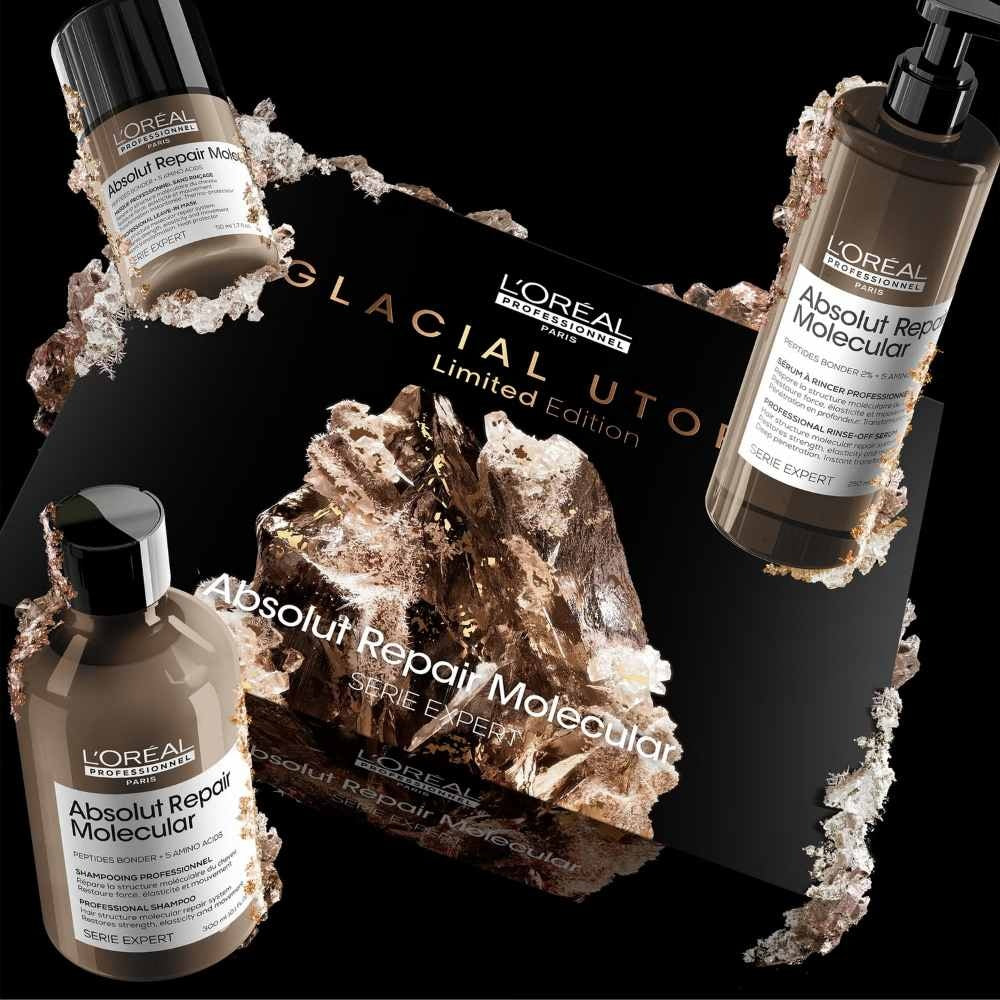 L'Oréal Professionnel Absolut Repair Molecular Trio Limited Edition Set  - 300+250+50ml