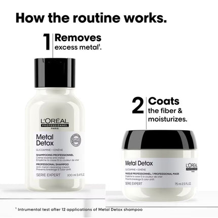 L'Oréal Professionnel Metal Detox Anti-Breakage Hair Kit - 100+75ml