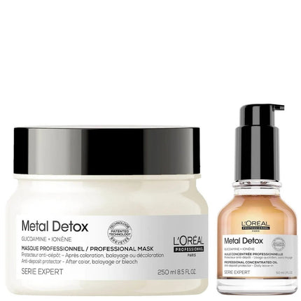 L'Oréal Professionnel Metal Detox Mask + Oil Set - 250+50ml