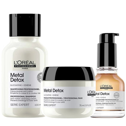L'Oréal Professionnel Metal Detox Mini Trio Set - 100+75+50ml
