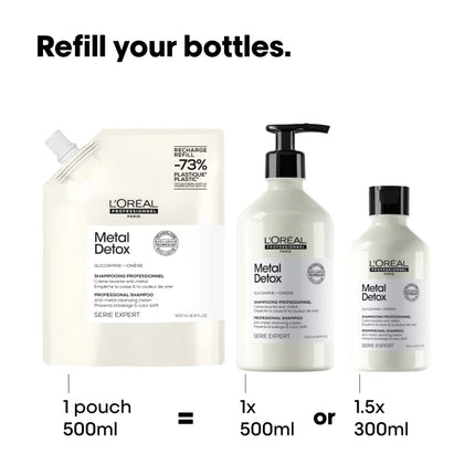 L'Oréal Professionnel Metal Detox Shampoo Refill - 500ml