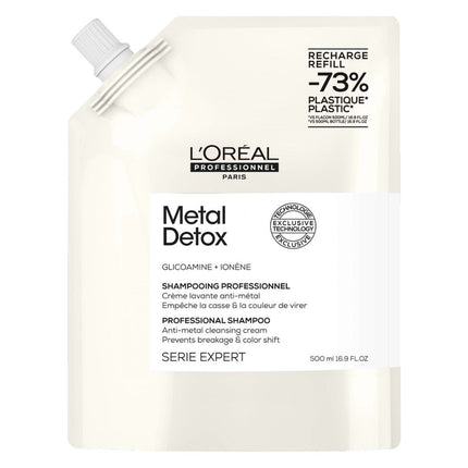 L'Oréal Professionnel Metal Detox Shampoo Refill Set- 2x500ml