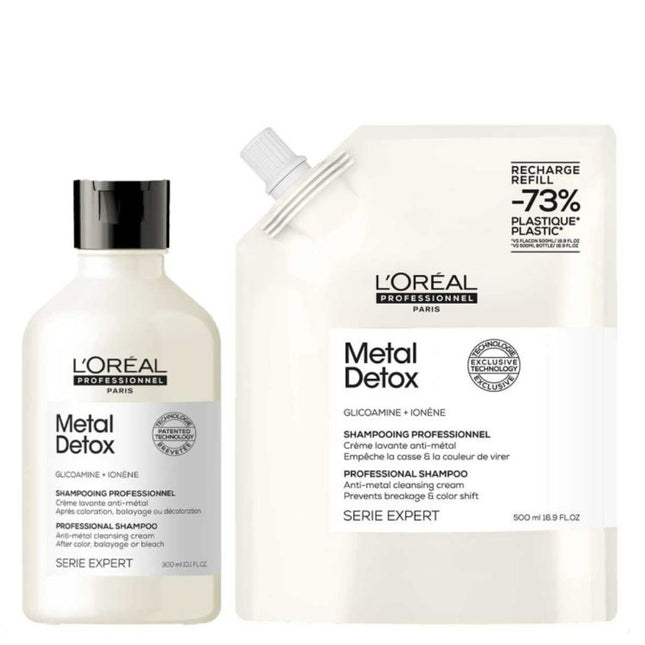 L'Oréal Professionnel Metal Detox Shampoo Refill Set- 300+500ml