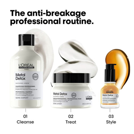 L'Oréal Professionnel Metal Detox Trio Limited Edition Set - 300+250+50ml