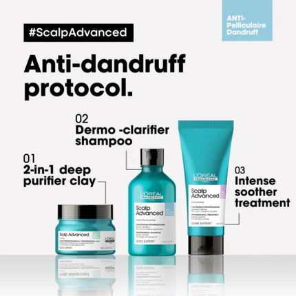 L'Oréal Professionnel Scalp Advanced Anti-Dandruff Shampoo - 1500ml