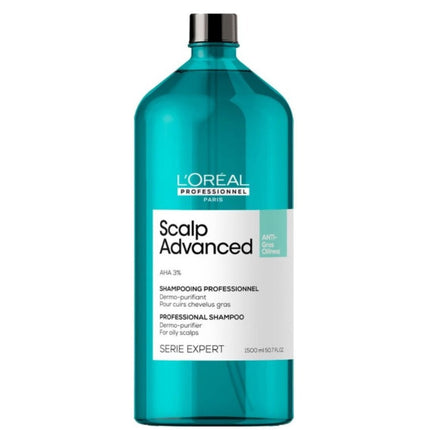 L'Oréal Professionnel Scalp Advanced Anti Oiliness Shampoo - 1500ml